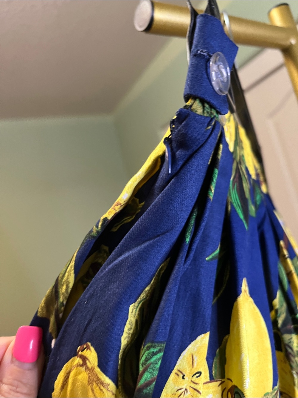Lemon Print Skirt Sz Small - Picture 4 of 5